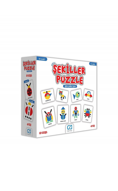 CA.5114 Games Akıllı Şekiller Puzzle Oyun Seti