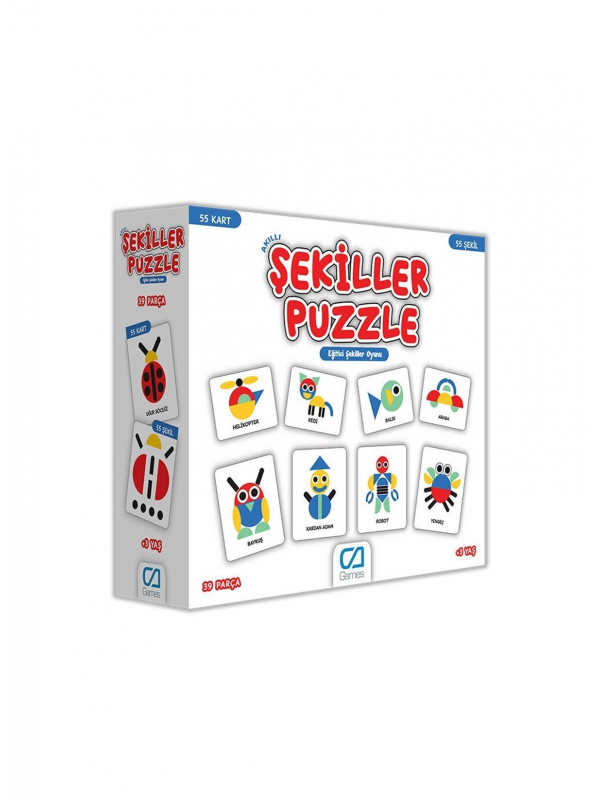 CA.5114 Games Akıllı Şekiller Puzzle Oyun Seti…