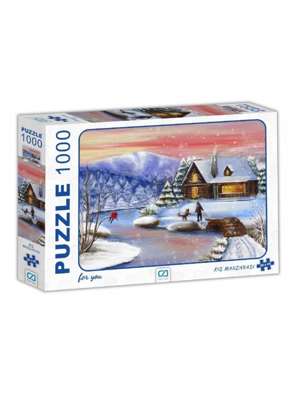 CA.7018 Kış Manzarası Puzzle  ''1000 Parça''…