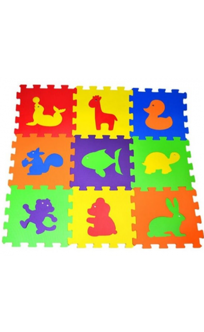 306 Akçiçek Hayvanlar Puzzle Karo Set