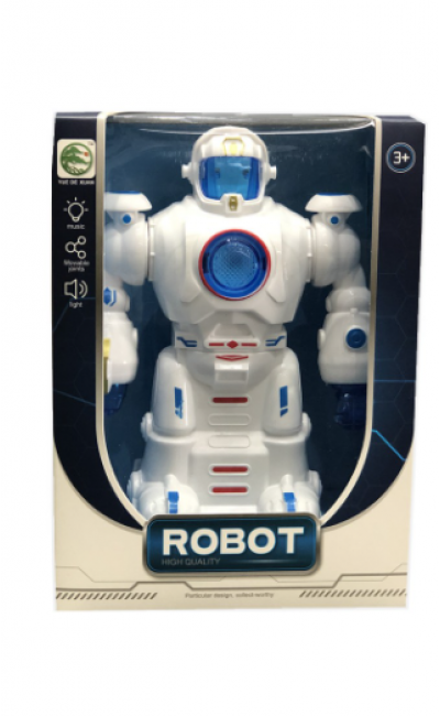 1102C Han Müzikli ışıklı Pilli Uzay Robotu