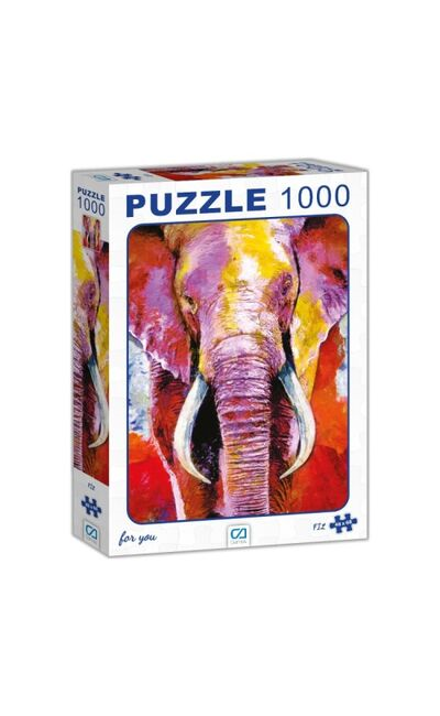 CA.7002 Gizz Fil Puzzle Seti ''1000 Parça''