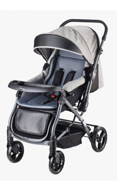 BC 65 DERYA BABYCARE CAPRON BEBEK ARABASI (GRİ)