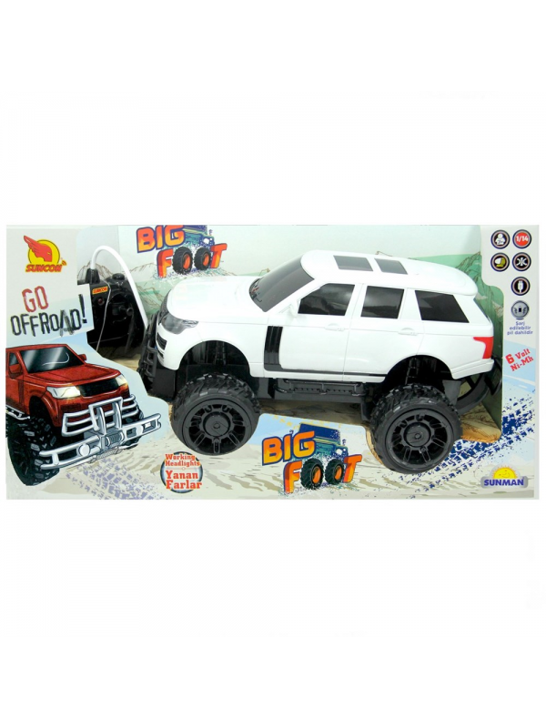 S01040012 SUNMAN  - SUN-SABC-SNC-R/C 1/14 F/F ARABA BIG FOOT JEEP 6V.USB 4…