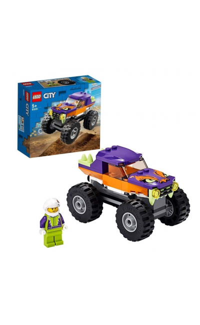 LSC60251 LEGO CİTY CANAVAR KAMYONET 60251 - ARAÇLARI SEVEN ÇOCUKLAR İÇİN YARATICI OYUNCAK YAPIM SETİ