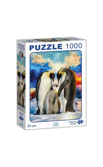 CA.7004 GİZZ PENGUEN AİLESİ 1000 PRÇ PUZZLE