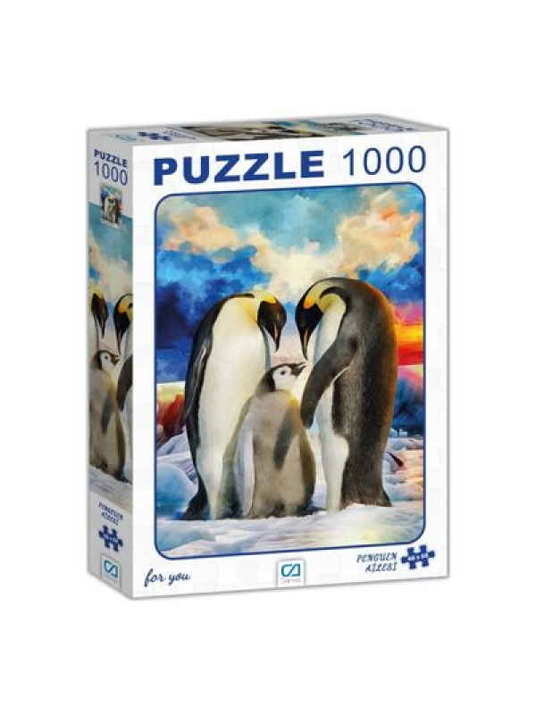 CA.7004 GİZZ PENGUEN AİLESİ 1000 PRÇ PUZZLE…