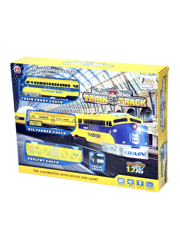 JHX6603 ASYA KUT. PİLLİ TREN SETİ…