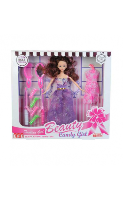 220 EFE CANDY GİRLMAKYAJ SETLİ BEBEK