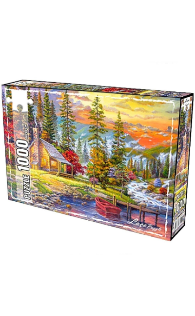 LC7263 UTKU GÖLDE GÜN BATIMI 1000 PARÇA PUZZLE