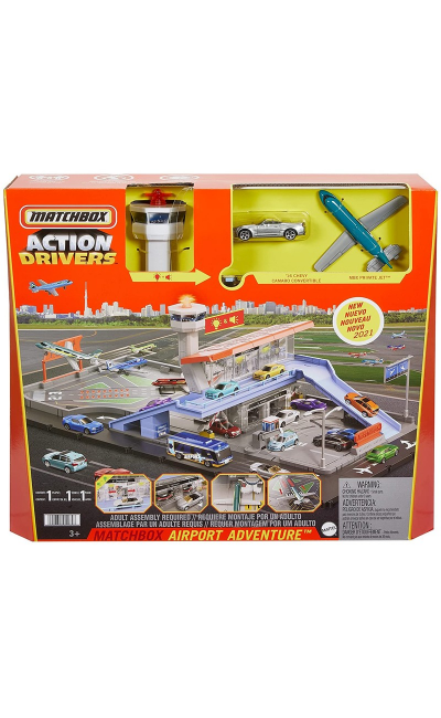 HCN34 MATCHBOX AKSİYON SÜRÜCÜLERİ HAVAALANI MACERASI OYUN SETİ
