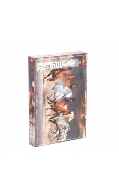 LC7291 UTKU ÇÖLDEKİ ATLAR 500 PRÇ PUZZLE