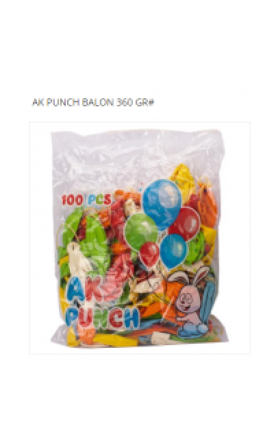 100 LÜ AK PUNCH BALON