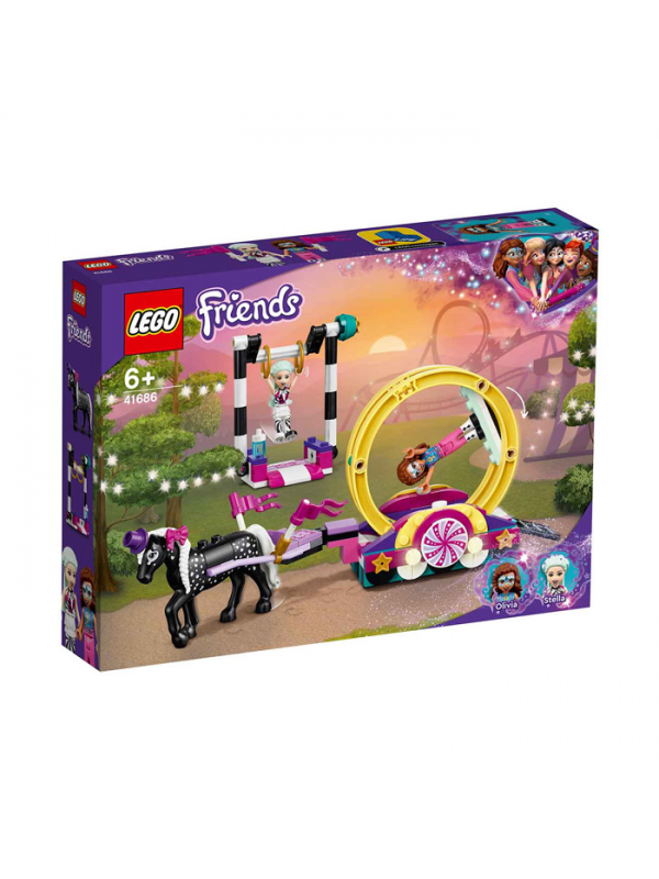 LGF41686 LEGO® FRİENDS SİHİRLİ AKROBASİ 41686 YAPIM SETİ; JİMNAST…
