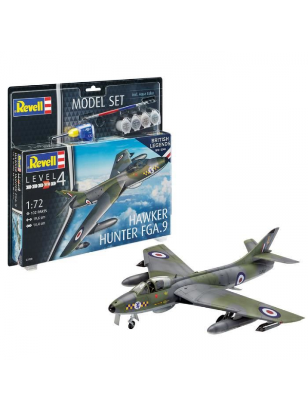 VBU63908 REVELL MODEL SET RAF HAWKER HUNTER 1:72 -63908…