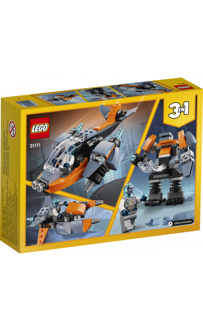 LMC31111 LEGO CREATOR 3’Ü 1 ARADA SİBER İNSANSIZ HAVA ARACI 31111 SİBER İNSANSIZ HAVA ARACI, SİBER R