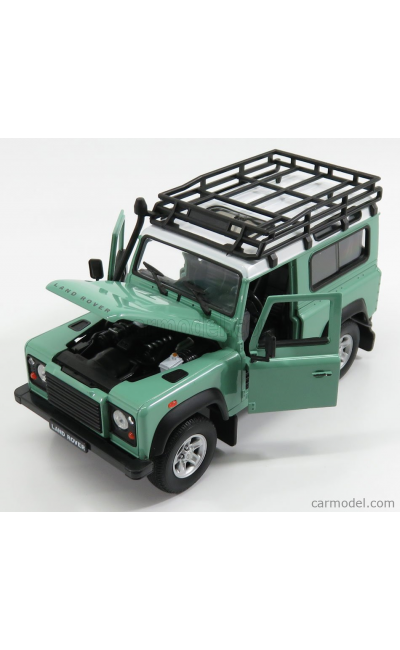 WELLY 22498SP  1:24 LAND ROVER DEFENDER WITH