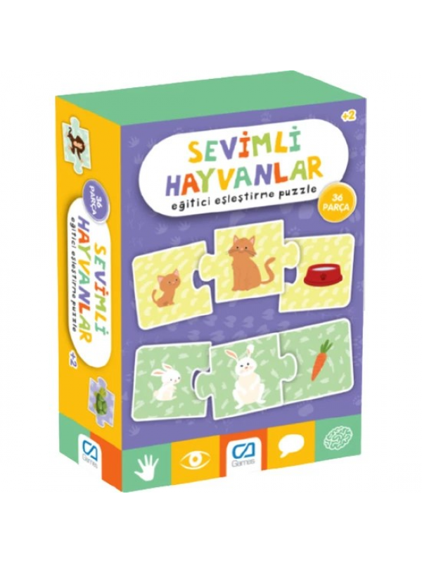 CA.5128 CİZZ SEVİMLİ HAYVANLAR PUZZLE…