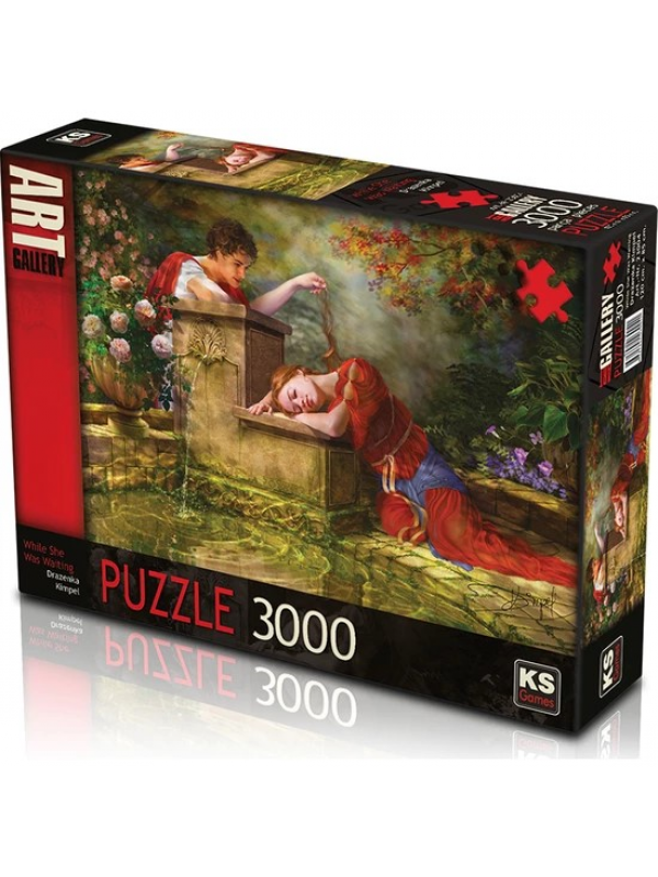ONUR 23004  WHİLE SHE WAS WAİTİNG 3000 PARÇA PUZZLE…