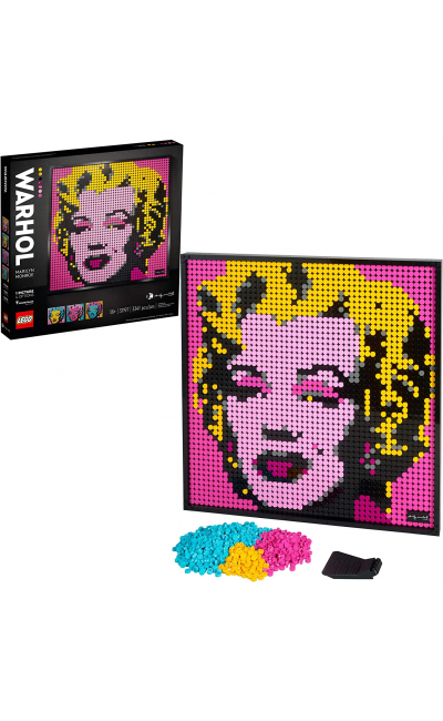 LAD31197 LEGO ART ANDY WARHOL'UN MARİLYN MONROE 31197 YETİŞKİNLERE YÖNELİK KOLEKSİYONLUK KANVAS TABL