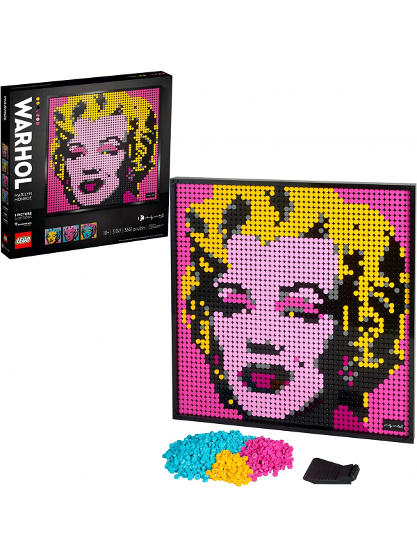 LAD31197 LEGO ART ANDY WARHOL'UN MARİLYN MONROE 31197 YETİŞKİNLERE YÖ…