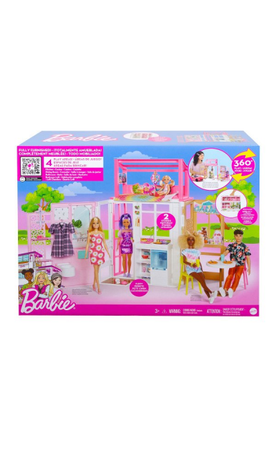 HCD47 Barbienin Taşınabilir Portatif Evi - Barbienin Hayatı