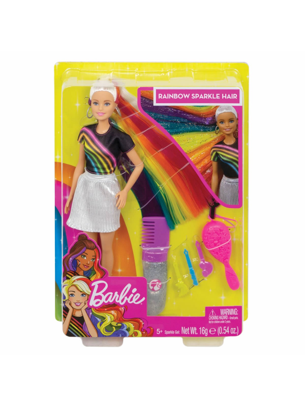 FXN96 Barbie Gökkuşağı Renkli Saçlar Bebeği…