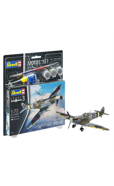VBU63897 REVELL MODEL SET SUPERMARİNE SPİTFİRE MK.VB 1:72-63897