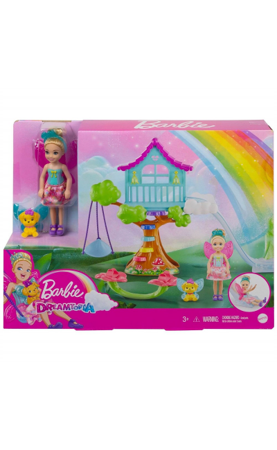 GTF48 Mattel Barbie Dreamtopia Chelsea ve Eğlenceli Dünyası Oyun Seti