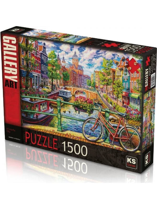 22018 ONUR A COLORFUL CITY 1500 PARÇA PUZZLE…