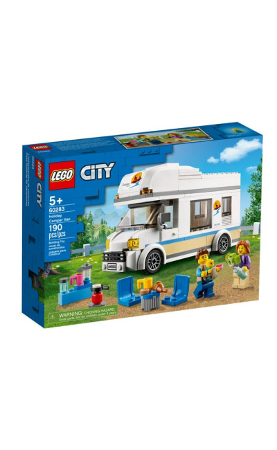 LSC60283 LEGO CİTY TATİLCİ KARAVANI 60283 YAPIM SETİ; ÇOCUKLAR İÇİN HARİKA BİR TATİL OYUNCAĞI (190 P