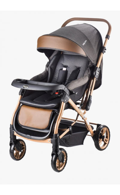 BC 65 DERYA BABYCARE CAPRON BEBEK ARABASI (GOLD/SİYAH)