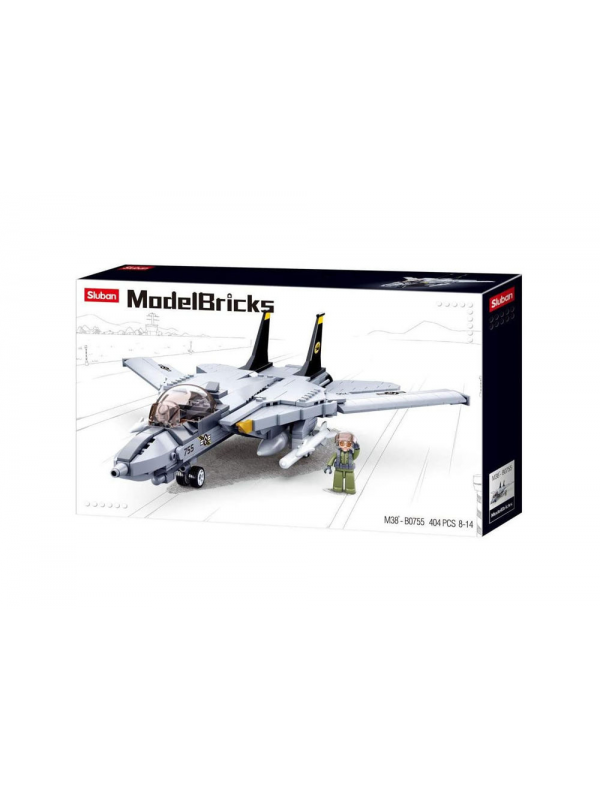 B0755 SLUBAN 404 PRÇ BRİCKS F14 UÇAK…