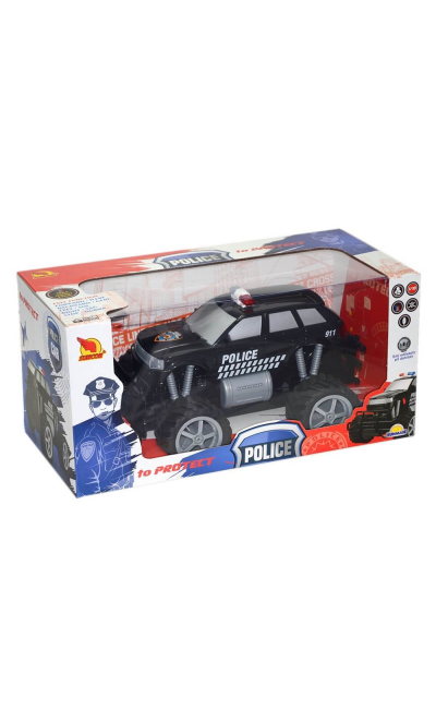 S00080022 SUNMAN RC 1:18 JUMBO WHL.POLİS 4.8V.USB 40MHZ.IŞIKLI 2A.