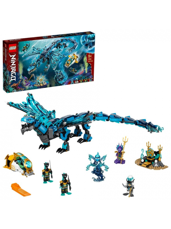 LSL71754 LEGO NINJAGO® SU EJDERHASI 71754 YAPIM SETİ; HAREKETLİ NİNJA …