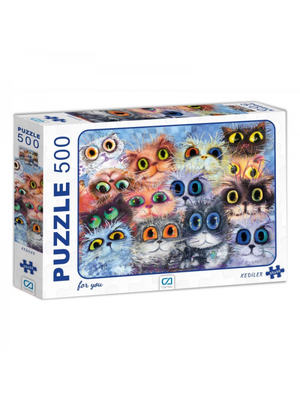 CA.7506 KEDİLER 500 PARÇA PUZZLE…