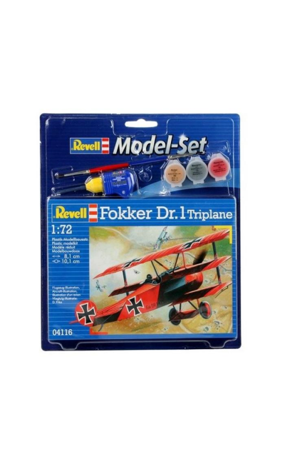 VBU64116 REVELL MODEL SET FOKKER DR.1 TRİPLANE-64116
