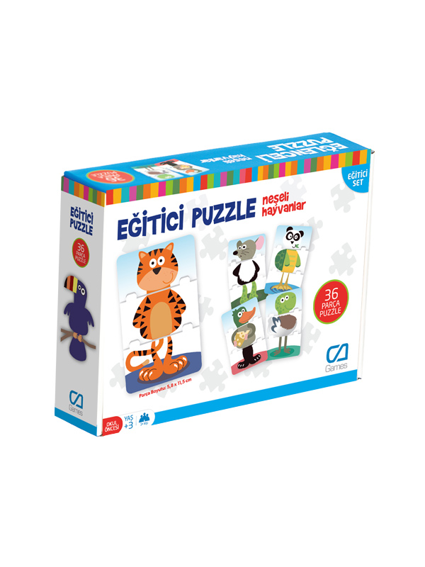 CA.5028 GİZZ NEŞELİ HAYVANLAR PUZZLE…