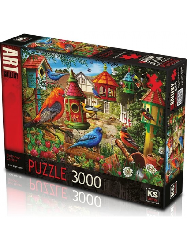 23003 ONUR 3000 PRÇ BİRD HOUSE GARDENS PUZZLE…