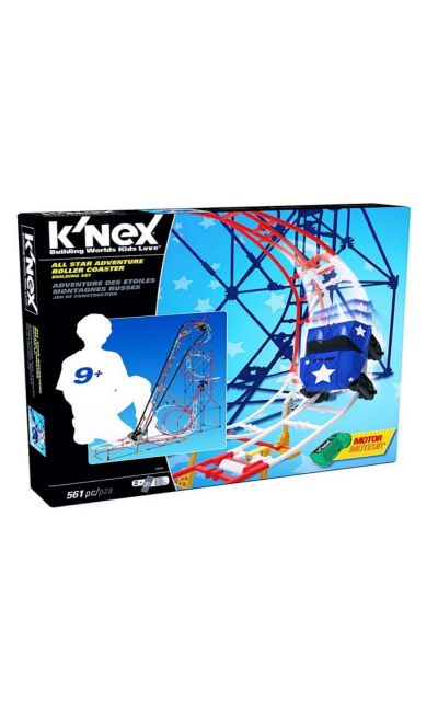 KNX/59440 KNex All Star Adventure Roller Coaster Seti ''Motorlu'' Thrill Ride