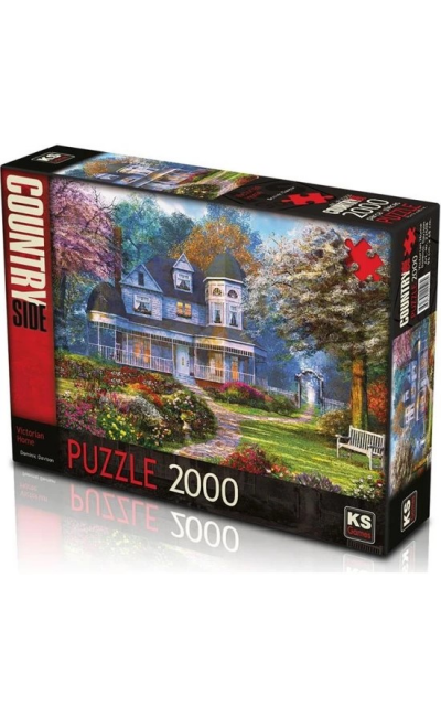 Onur Puzzle 2000 Parça Victorian Home