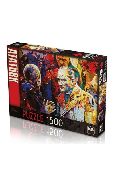 Onur Atatürk Milletin Efendisi İle Puzzle ''1500 Parça''