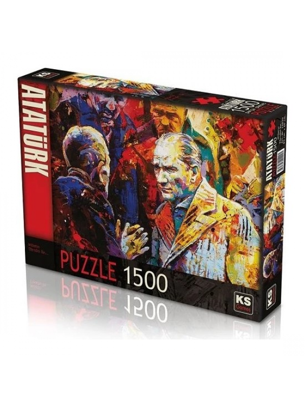 Onur Atatürk Milletin Efendisi İle Puzzle ''1500 Parça''…