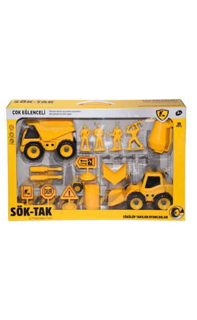 CNM16 Sök Tak Dozer ve İnşaat Seti ''22 Parça''
