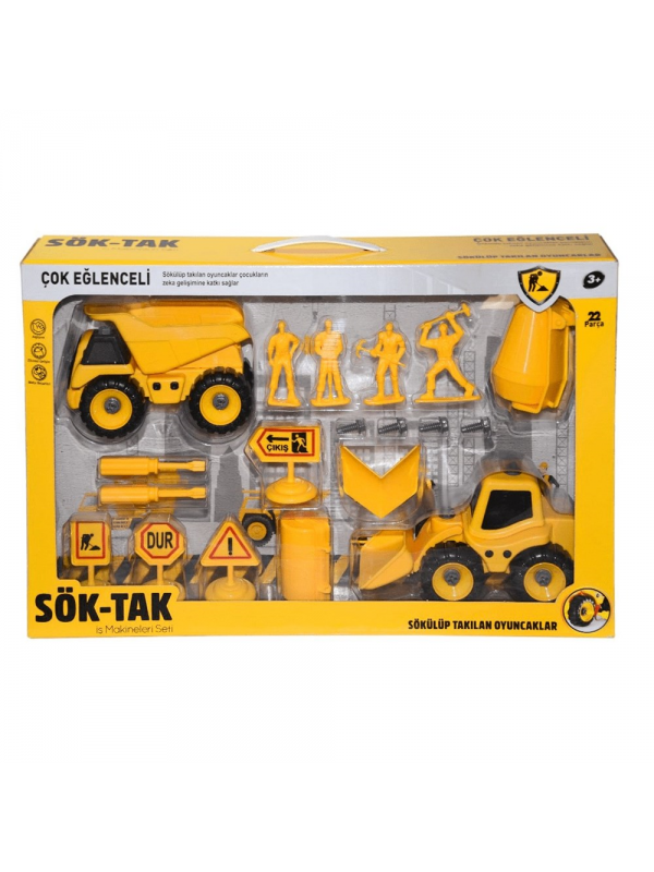 CNM16 Sök Tak Dozer ve İnşaat Seti ''22 Parça''…
