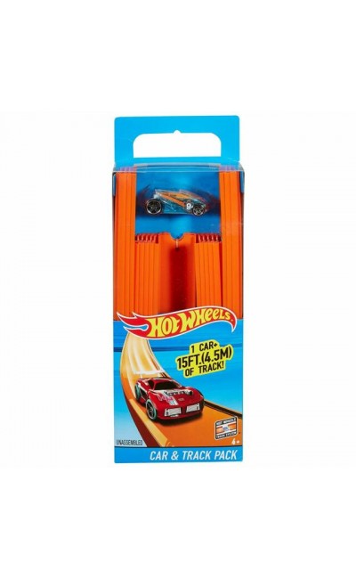 BHT77 Hot Wheels Track Builder Araba ve Pist Seti