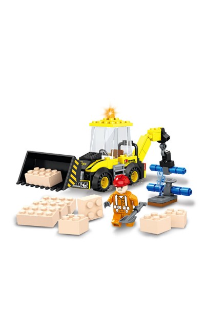 29418 Mega İnşaat Seti Vinçli Dozer ''123 Parça''