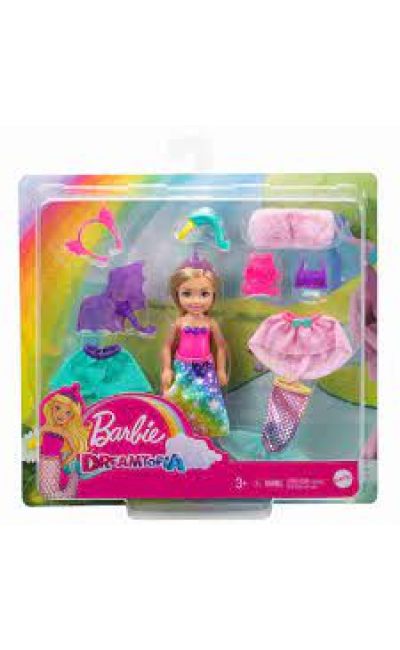 GTF40 Barbie Dreamtopia Chelsea ve Kostümleri Oyun Seti
