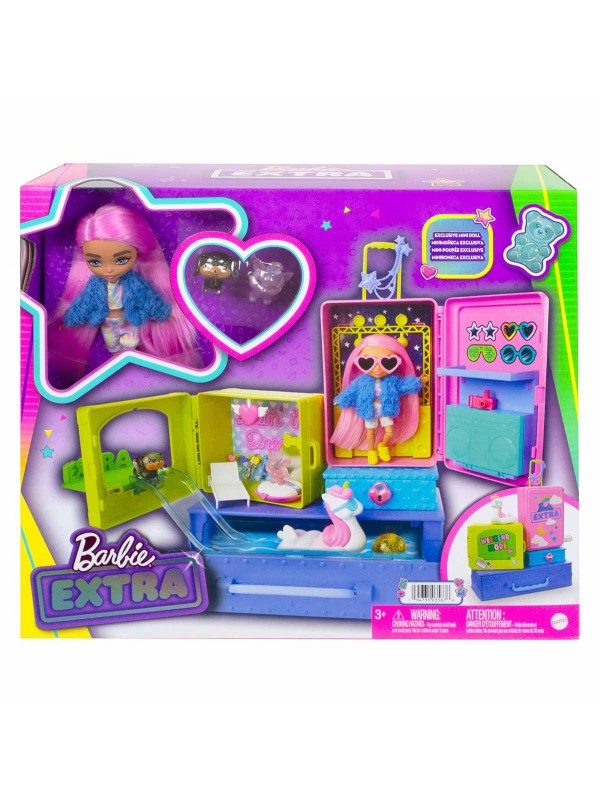 HDY91 Barbie Extra Mini ve Hayvan Dostları'nın Seyahat Maceraları…