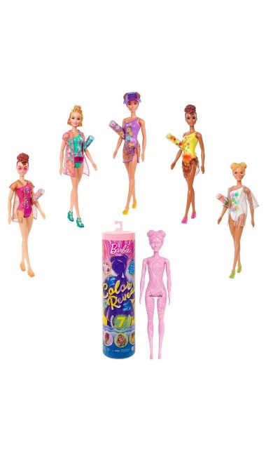 GWC57-GTR95 Barbie Color Reveal Renk Değiştiren Sürpriz Kum ve Güneş Serisi